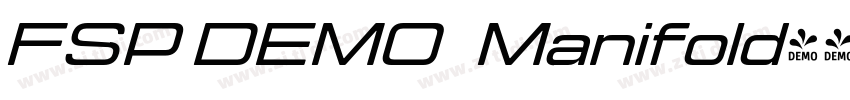 FSP DEMO   Manifold字体转换